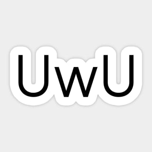UwU Emoticon Sticker